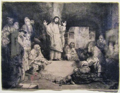 Christ Preaching (La Petite Tombe) by Unbekannt Unbekannt